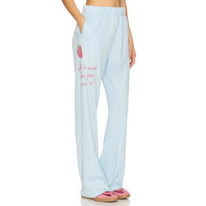 SECRET LIFE of Mormon wives soldout pants Mayfair Life is Sweet Blue Waffleknit